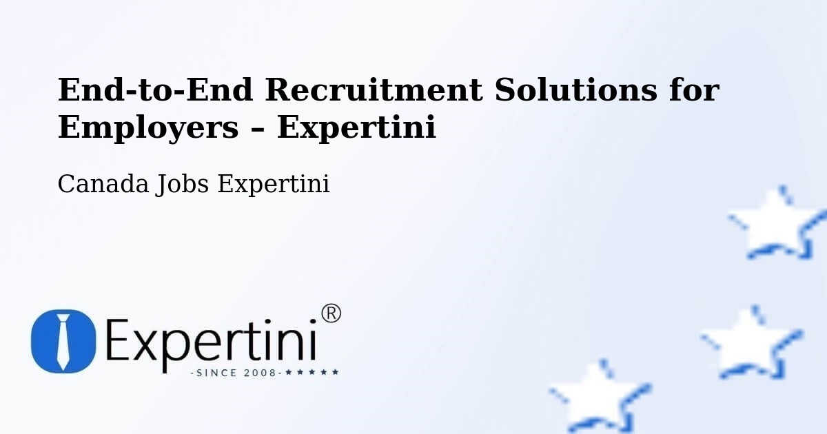 Recruitment Solutions for Employers – Cold Lake - Cold Lake, Canada Jobs Expertini